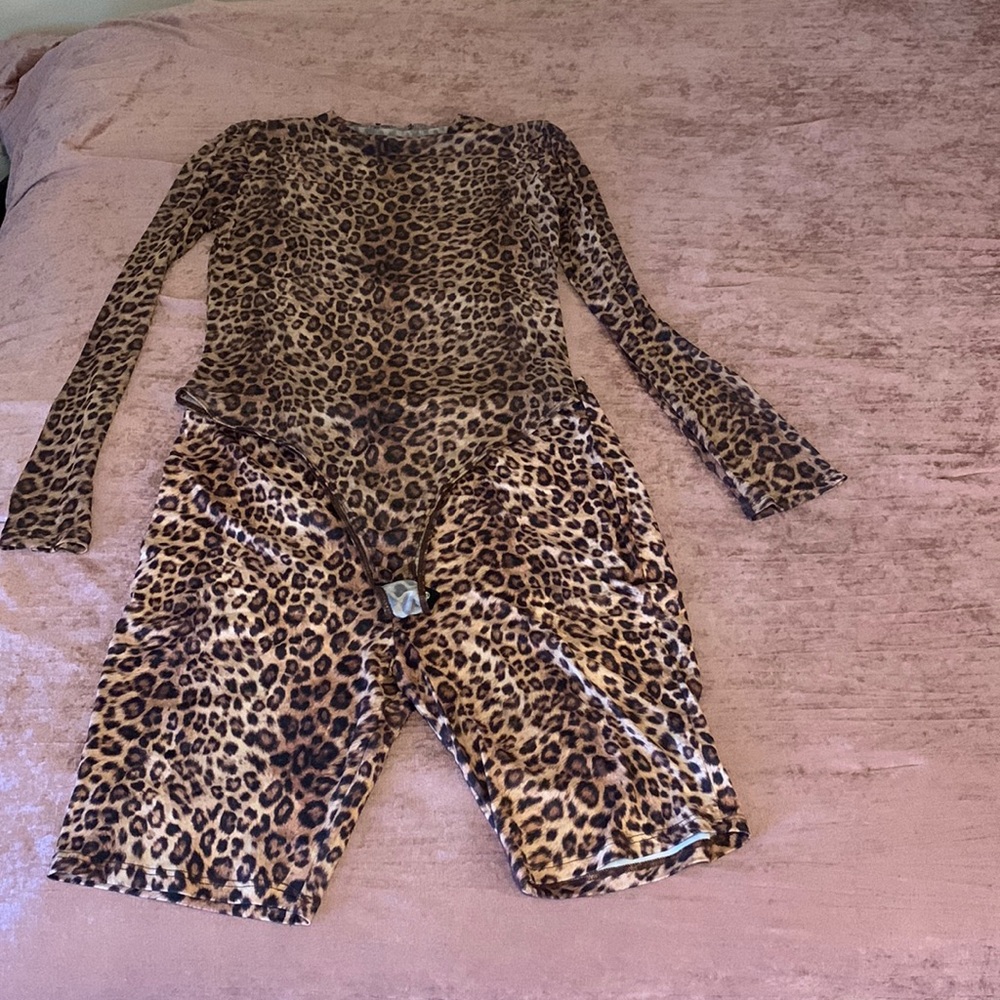 Fashion Nova Animal Print Set